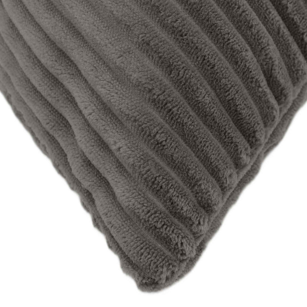 Cushion Covers Dark Grey Corduroy 55x55cm
