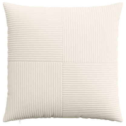 Polyester Corduroy - Cream 55x55cm