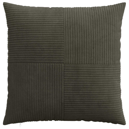 Cushion Covers Anthracite Corduroy 55x55cm
