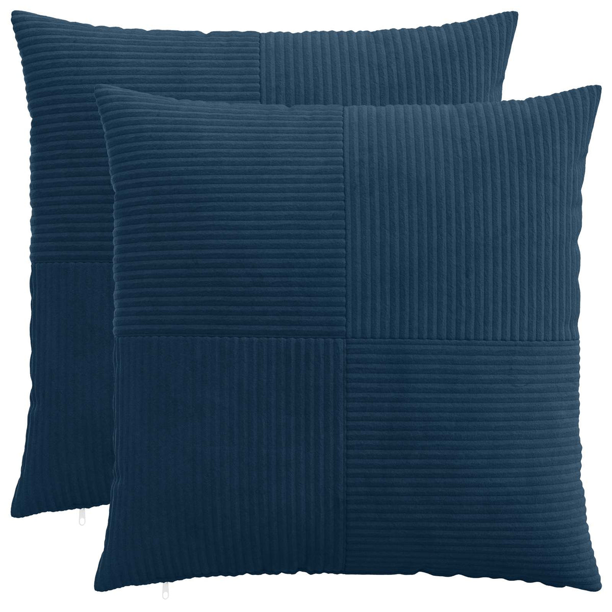 Polyester Corduroy - Navy 55x55cm