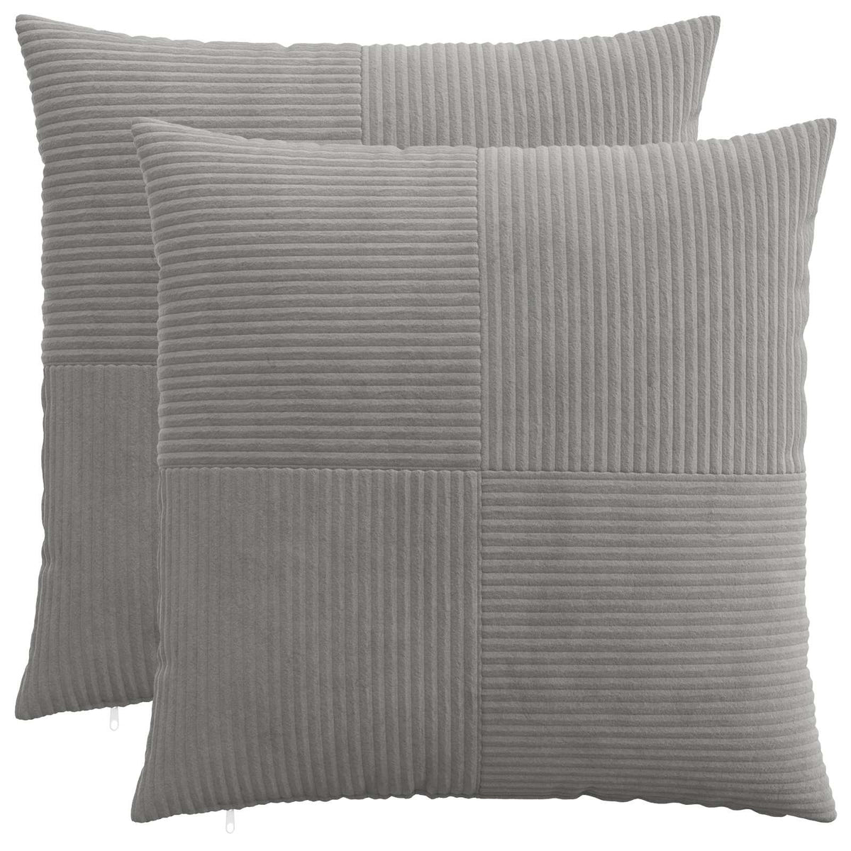 Polyester Corduroy - Grey 60x60cm