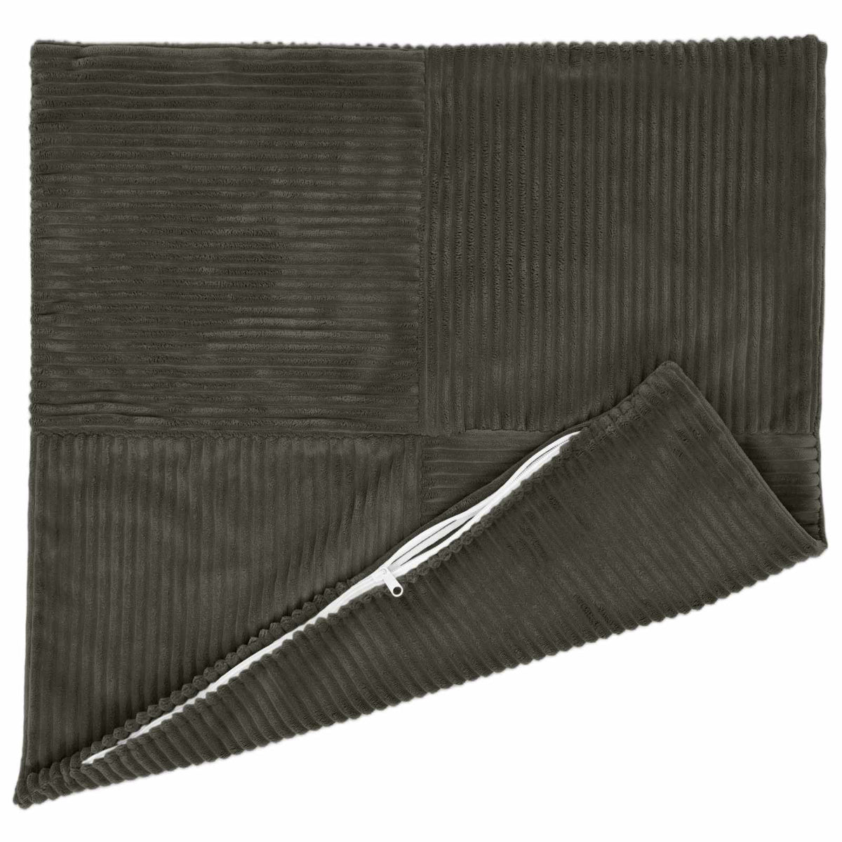 Polyester Corduroy - Anthracite 60x60cm