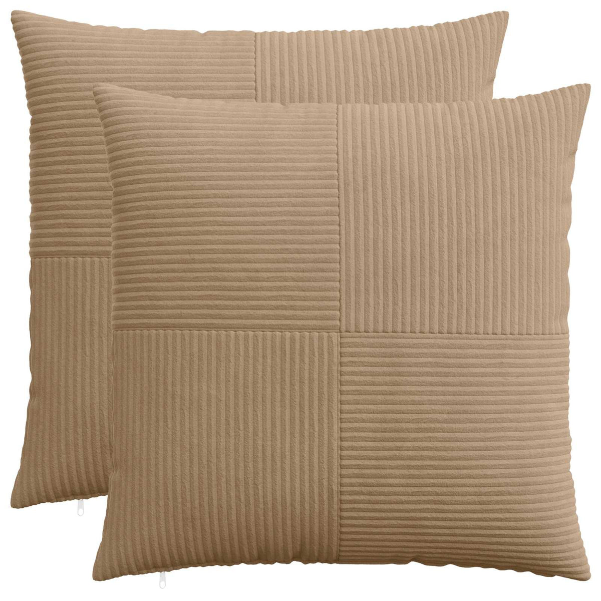 Polyester Corduroy - Brown 60x60cm