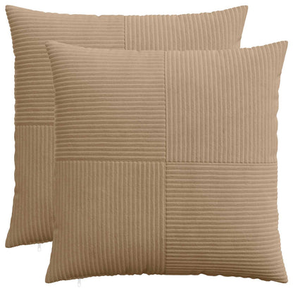Polyester Corduroy - Brown 60x60cm