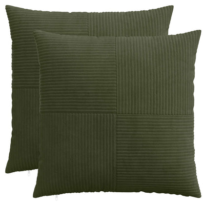 Polyester Corduroy - Green 60x60cm