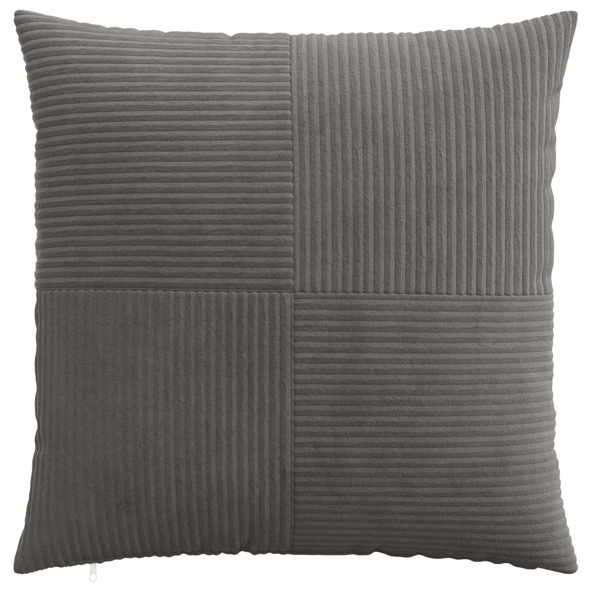 Cushion Covers Dark Grey Corduroy 65x65cm