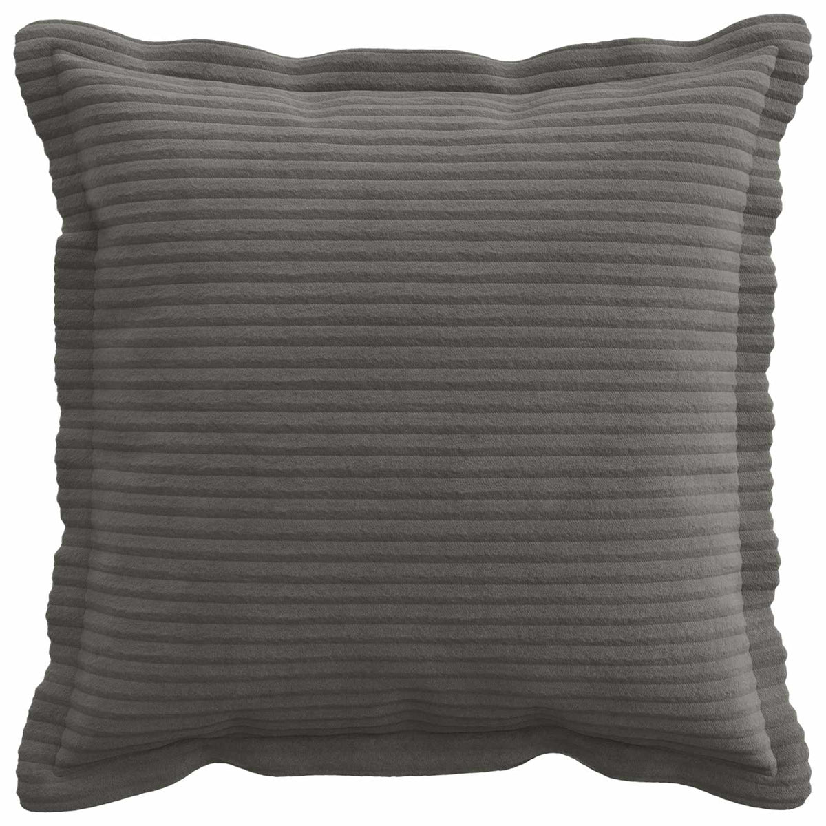 Cushion Cover Dark Grey Corduroy 40x40cm