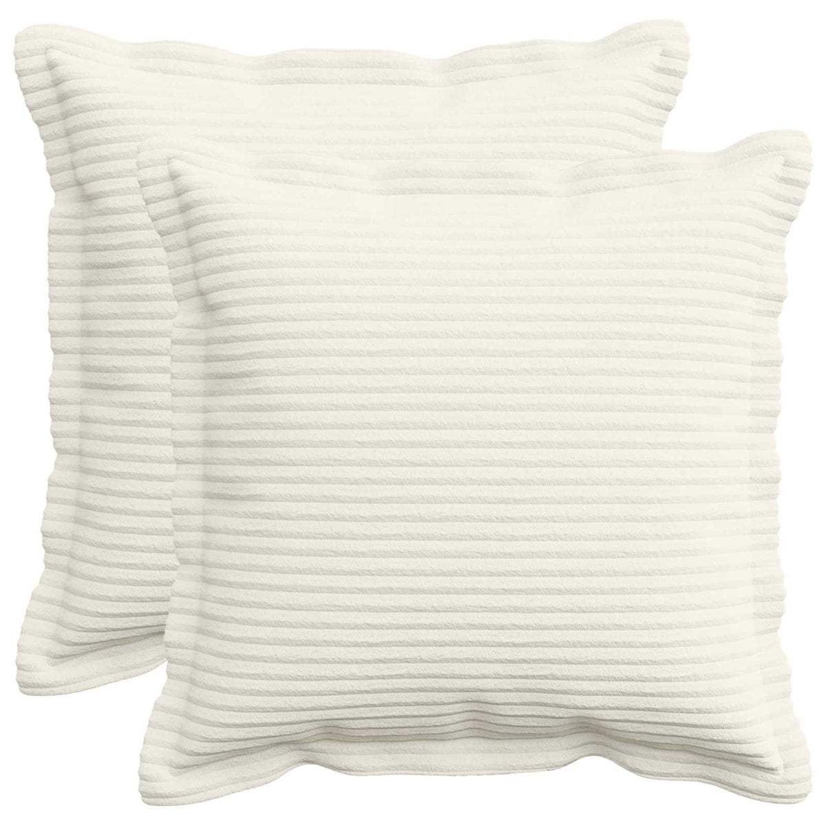 Cushion Cover Cream Corduroy 40x40cm