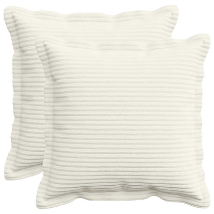 Cushion Cover Cream Corduroy 40x40cm