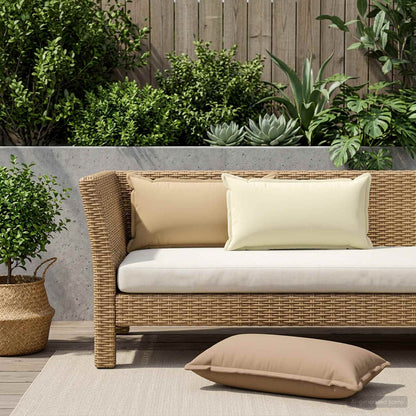 Beige Outdoor Cushion Set 40x70cm
