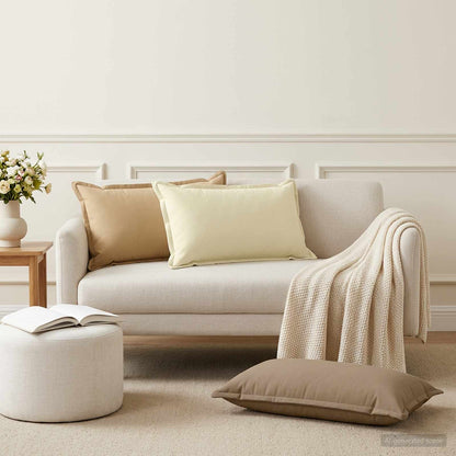 Beige Outdoor Cushion Set 40x70cm