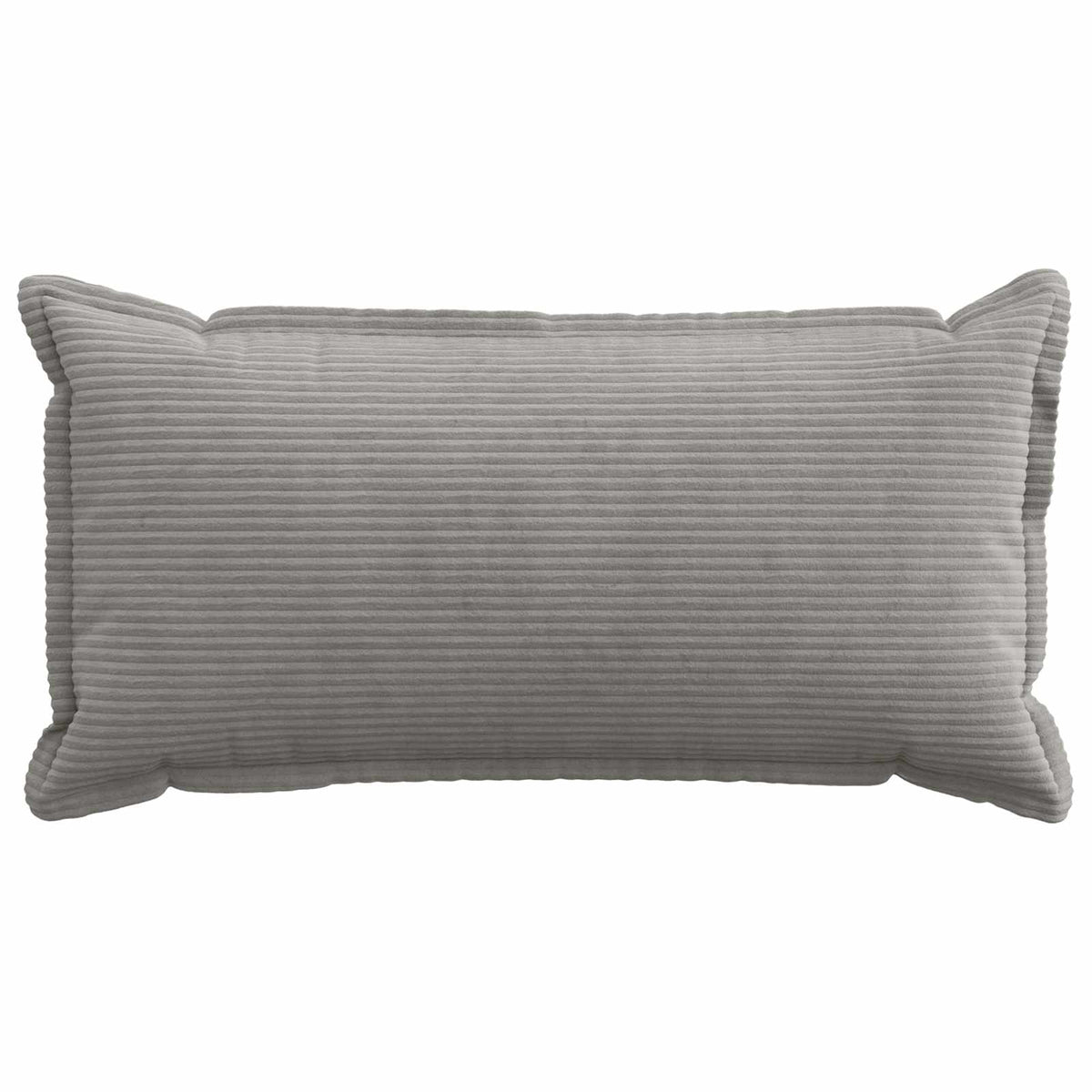 Grey Cushion Covers Corduroy 40x80cm
