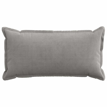Grey Cushion Covers Corduroy 40x80cm
