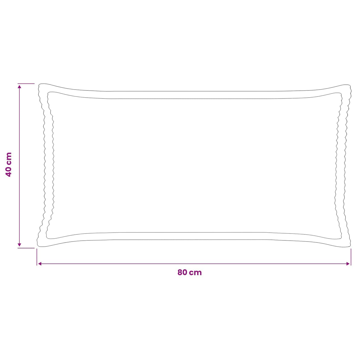 Grey Cushion Covers Corduroy 40x80cm
