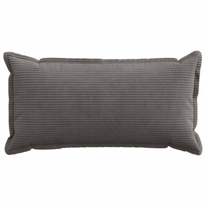 Grey Corduroy Cushion Covers 40x80cm