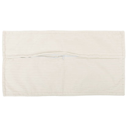 Cushion Cover Cream Corduroy 40x80cm