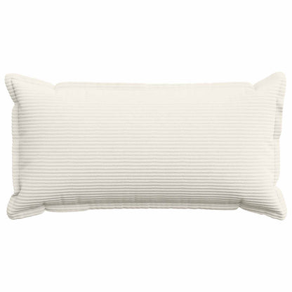 Cushion Cover Cream Corduroy 40x80cm