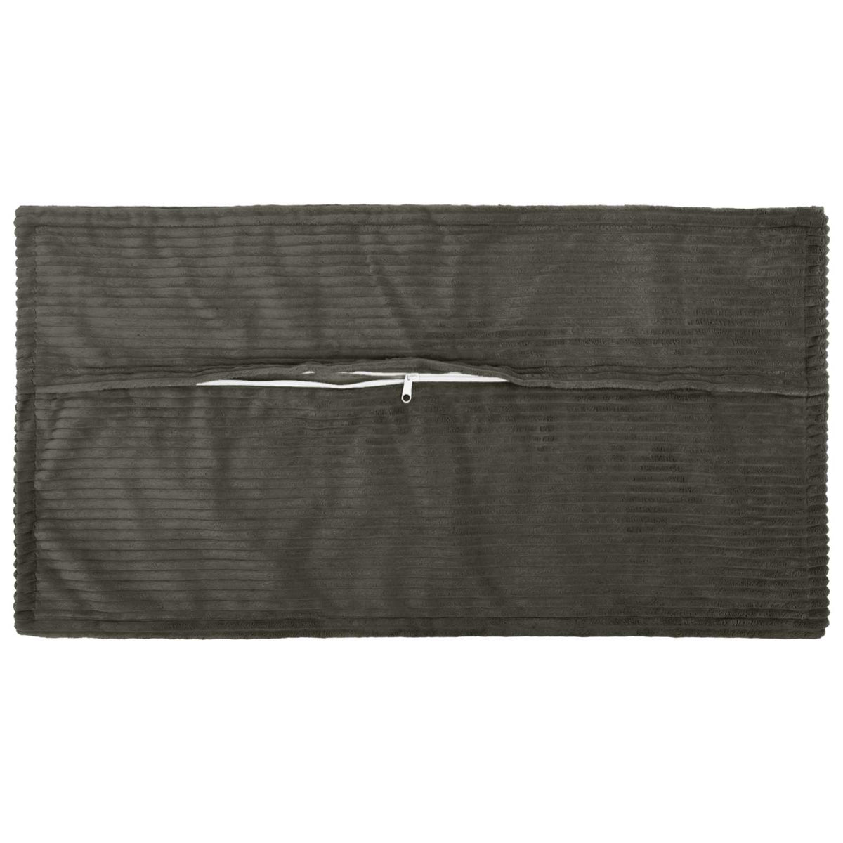 Cushion Cover Anthracite Corduroy 40x80cm