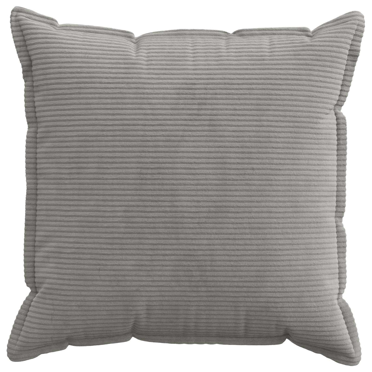 Grey Cushion Cover Corduroy 80x80cm