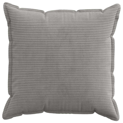 Grey Cushion Cover Corduroy 80x80cm