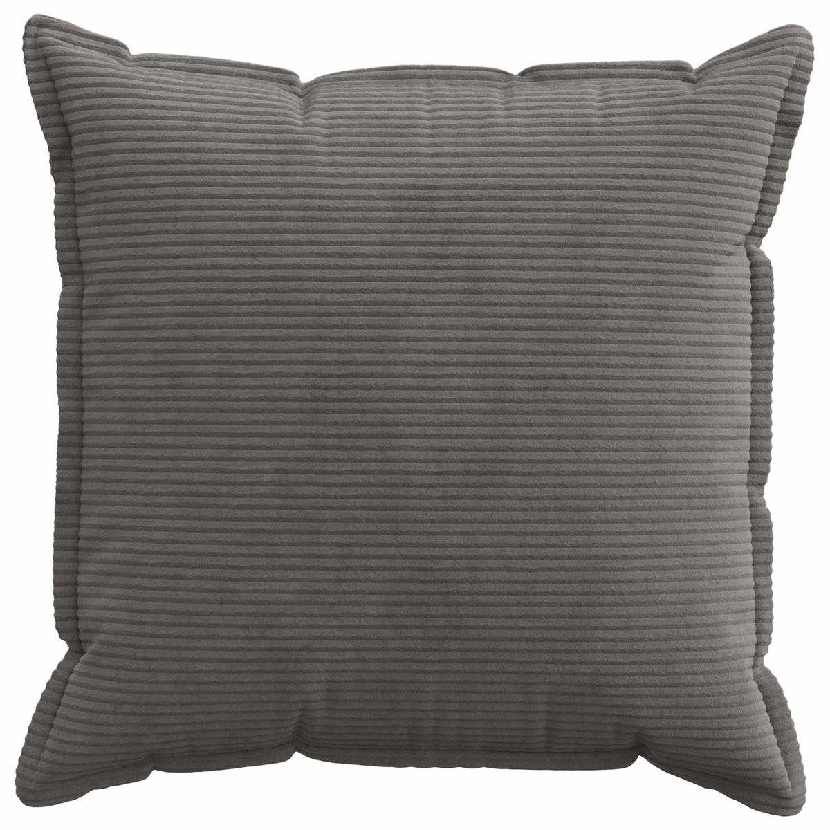 Cushion Cover Dark Grey Corduroy 80x80cm