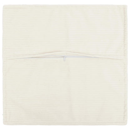 Cushion Cover Cream Corduroy 80x80cm