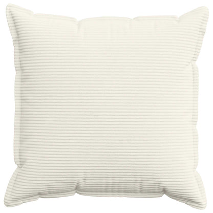 Cushion Cover Cream Corduroy 80x80cm