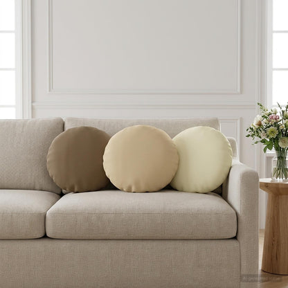 Beige Cushion Set 6 Pieces