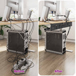 Under Desk Cable Management Tray 2pk | HomeAndLiving