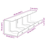 Under Desk Cable Management Tray 2pk | HomeAndLiving