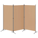 3-Panel Fabric Room Divider Beige 260x180cm | HomeAndLiving