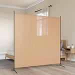 Fabric Room Divider Single Panel Beige | HomeAndLiving