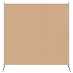 Fabric Room Divider Single Panel Beige | HomeAndLiving