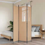3-Panel Fabric Room Divider Beige 150x200cm | HomeAndLiving