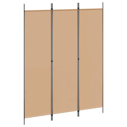 3-Panel Fabric Room Divider Beige 150x200cm | HomeAndLiving