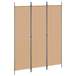 3-Panel Fabric Room Divider Beige 150x200cm | HomeAndLiving