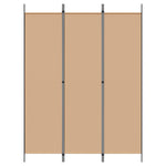3-Panel Fabric Room Divider Beige 150x200cm | HomeAndLiving