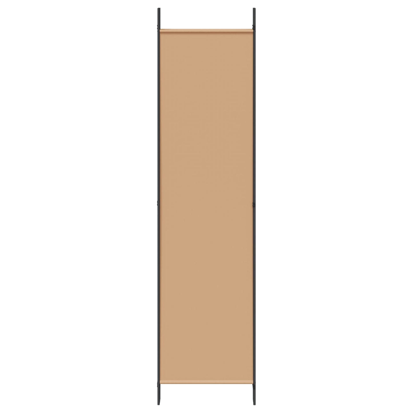 5-Panel Room Divider Beige Fabric 250x200cm | HomeAndLiving