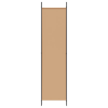 5-Panel Room Divider Beige Fabric 250x200cm | HomeAndLiving