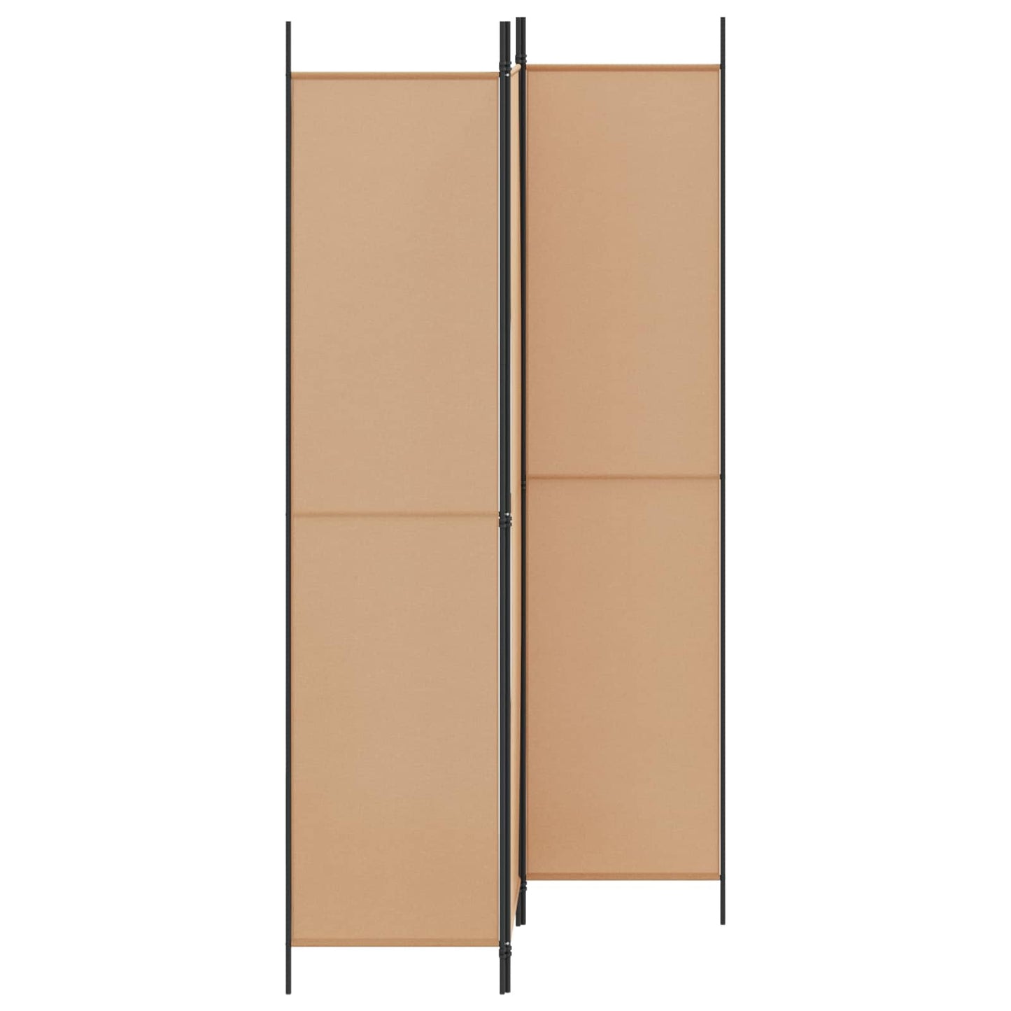 3-Panel Room Divider Beige Fabric 150x220cm | HomeAndLiving