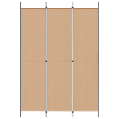 3-Panel Room Divider Beige Fabric 150x220cm | HomeAndLiving