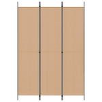 3-Panel Room Divider Beige Fabric 150x220cm | HomeAndLiving