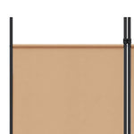 4-Panel Fabric Room Divider Beige 200x220cm | HomeAndLiving