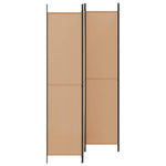 4-Panel Fabric Room Divider Beige 200x220cm | HomeAndLiving