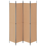 4-Panel Fabric Room Divider Beige 200x220cm | HomeAndLiving