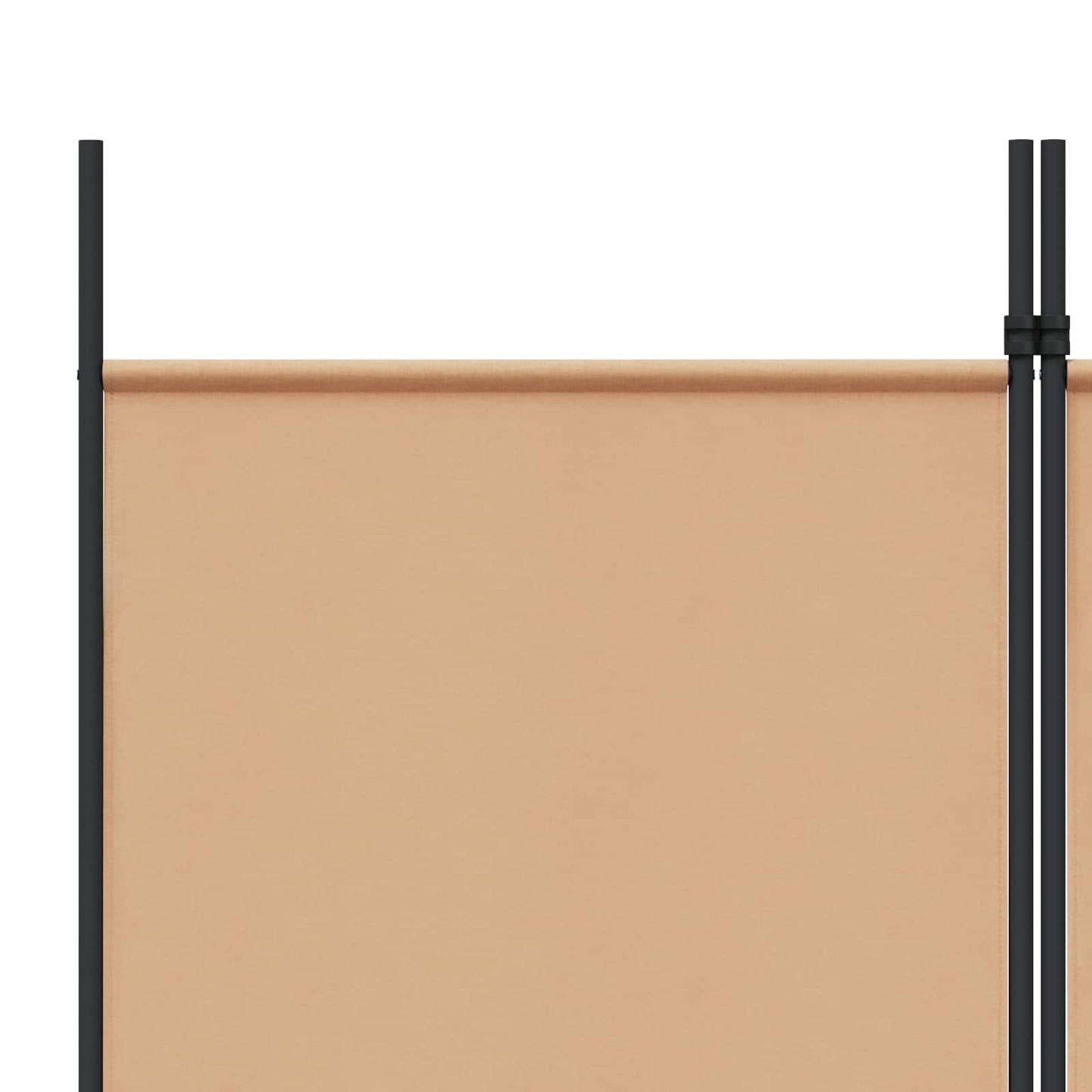 6-Panel Room Divider Beige Fabric 300x220cm | HomeAndLiving - 7