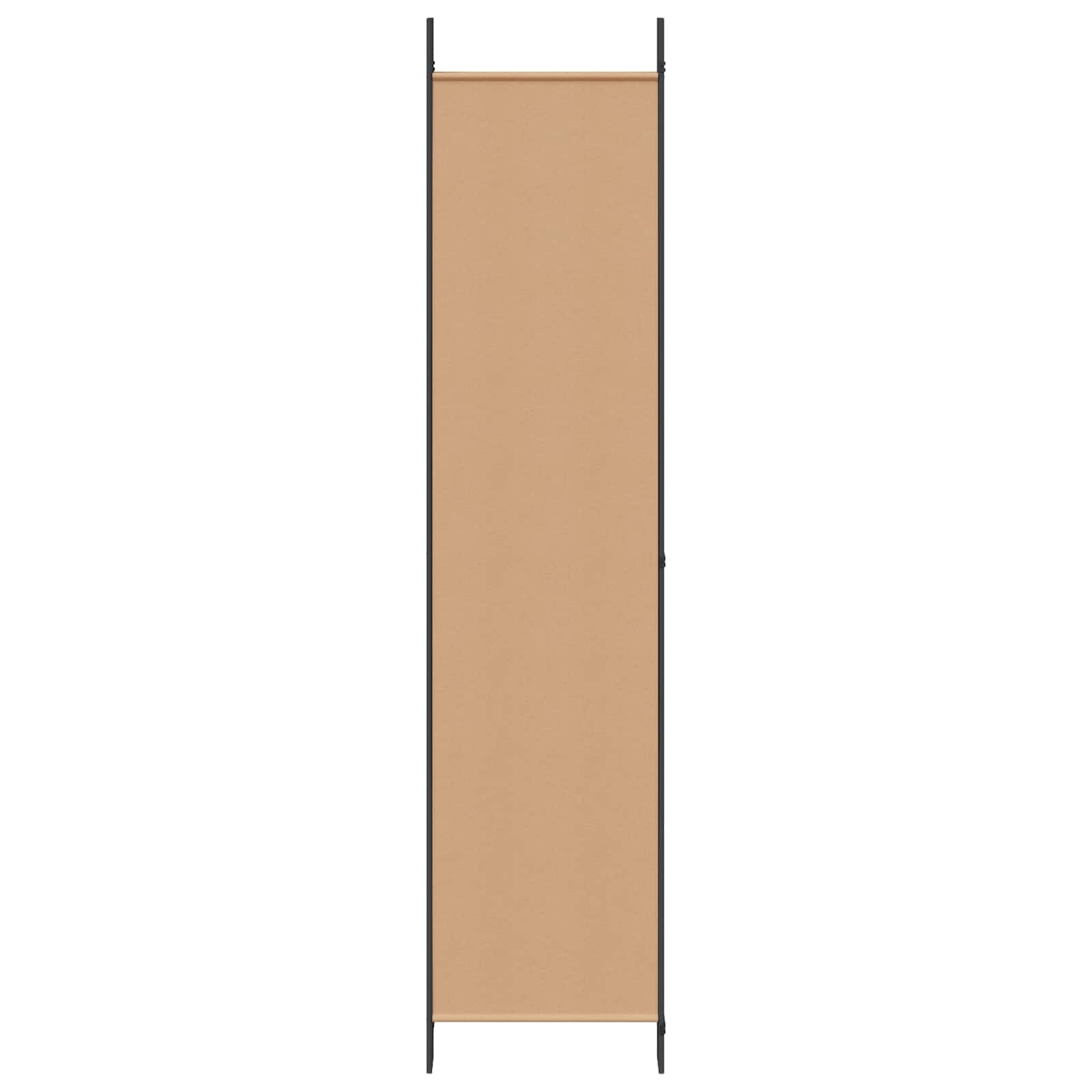 6-Panel Room Divider Beige Fabric 300x220cm | HomeAndLiving - 5