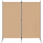 Fabric Room Divider 2-Panel Beige 175x180cm | HomeAndLiving
