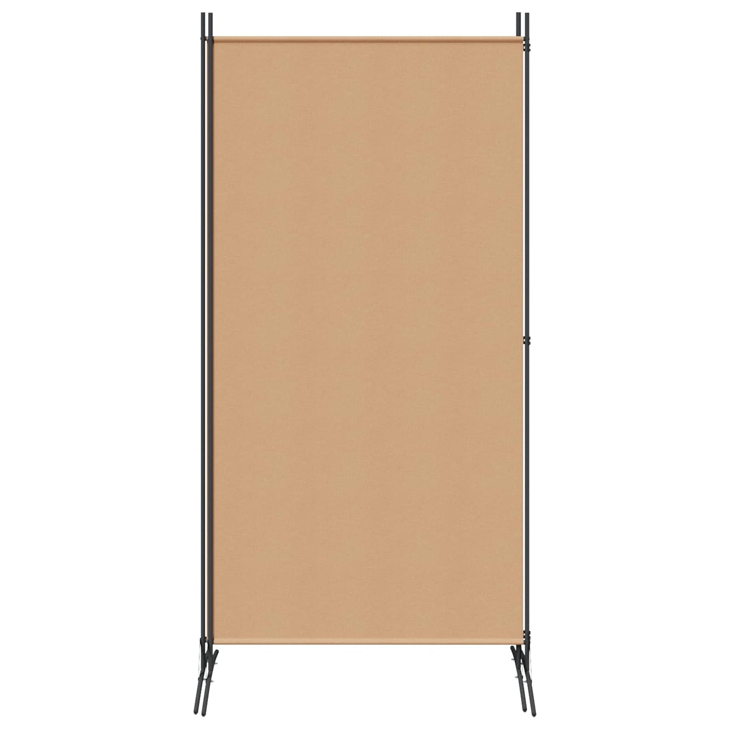 Fabric Room Divider 2-Panel Beige 175x180cm | HomeAndLiving