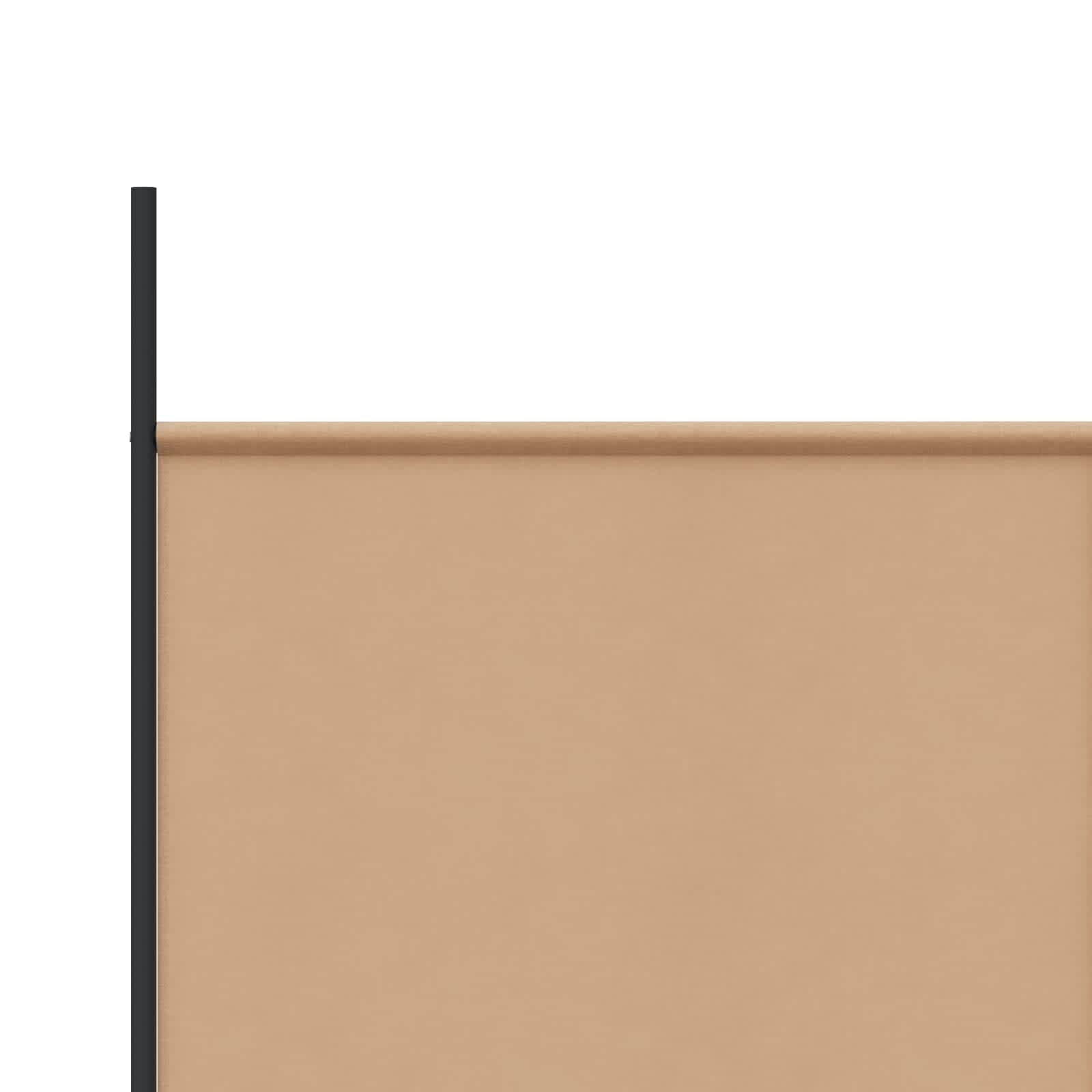 6 Panel Fabric Room Divider Beige 520cm | HomeAndLiving - 7